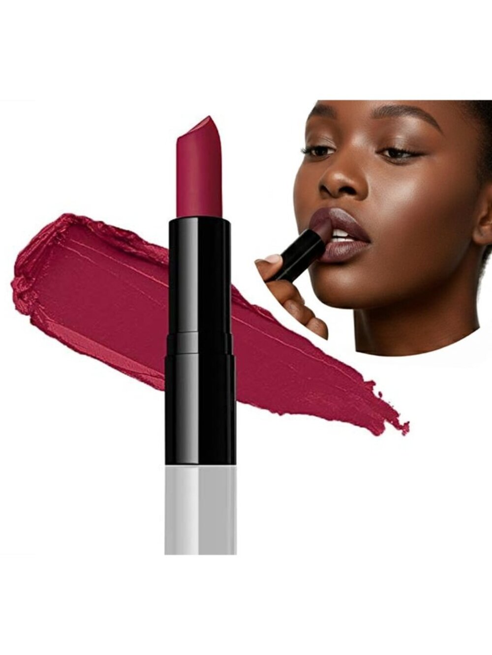 Women's Fierce Luxury Deeper Skin Tones Demi Matte Moisturizing Lipstick